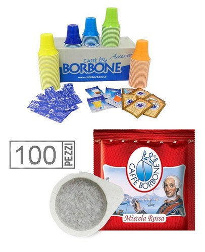 100 cialde caffe - caffe', borbone